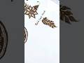bold leaf hack tutorial। beautiful leaf।easy mehndi design। #mehndidesign #shortsfeed #arabicmehndi