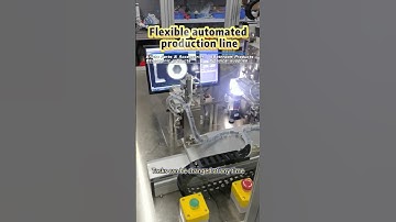 Flexible automated production line | #flexibleassemblyline #FlexibleAutomationSystems