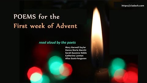 Advent Week 1: Poems