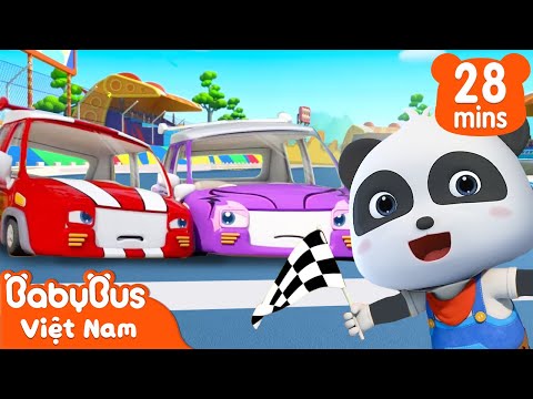 Nhiệm vụ của xe đua | Cuộc đua của 5 chiếc xe | Nhạc thiếu nhi vui nhộn | BabyBus