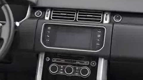 Range Rover Touch Screen Tutorial