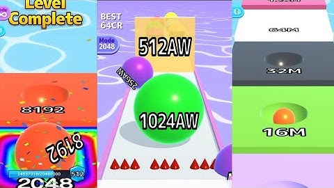 2048 | Ball Run Infinity vs Ball Run 2048 Merge Number vs Ball Run INFINITY MODE #cutiepie22yt