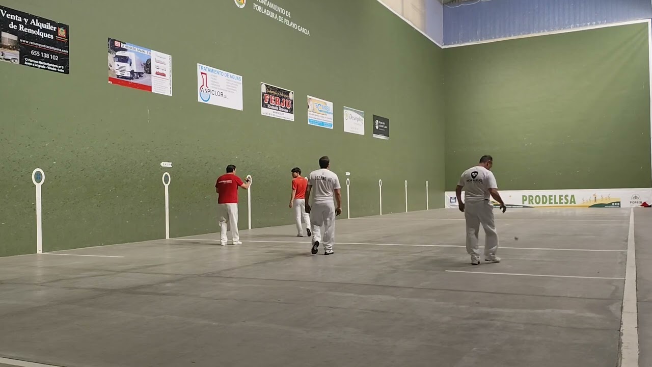 Pelota mano campeonato castilla y león burgos contra Zamora 