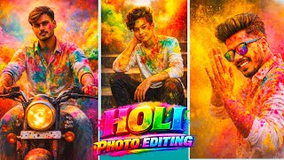 Holi Photo Editing 20+ Prompts 🌈 | Gemini Ai Holi Photo Editing | 2026 Holi Photo Editing for Boy screenshot 2