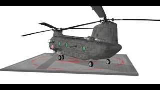 Boeing CH-47 Chinook 3D Model