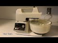 1980s oster regency kitchen center  making mashed potatoes
