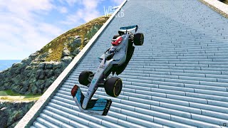 Cars vs Steepest Stair #9 (BeamNG Drive)