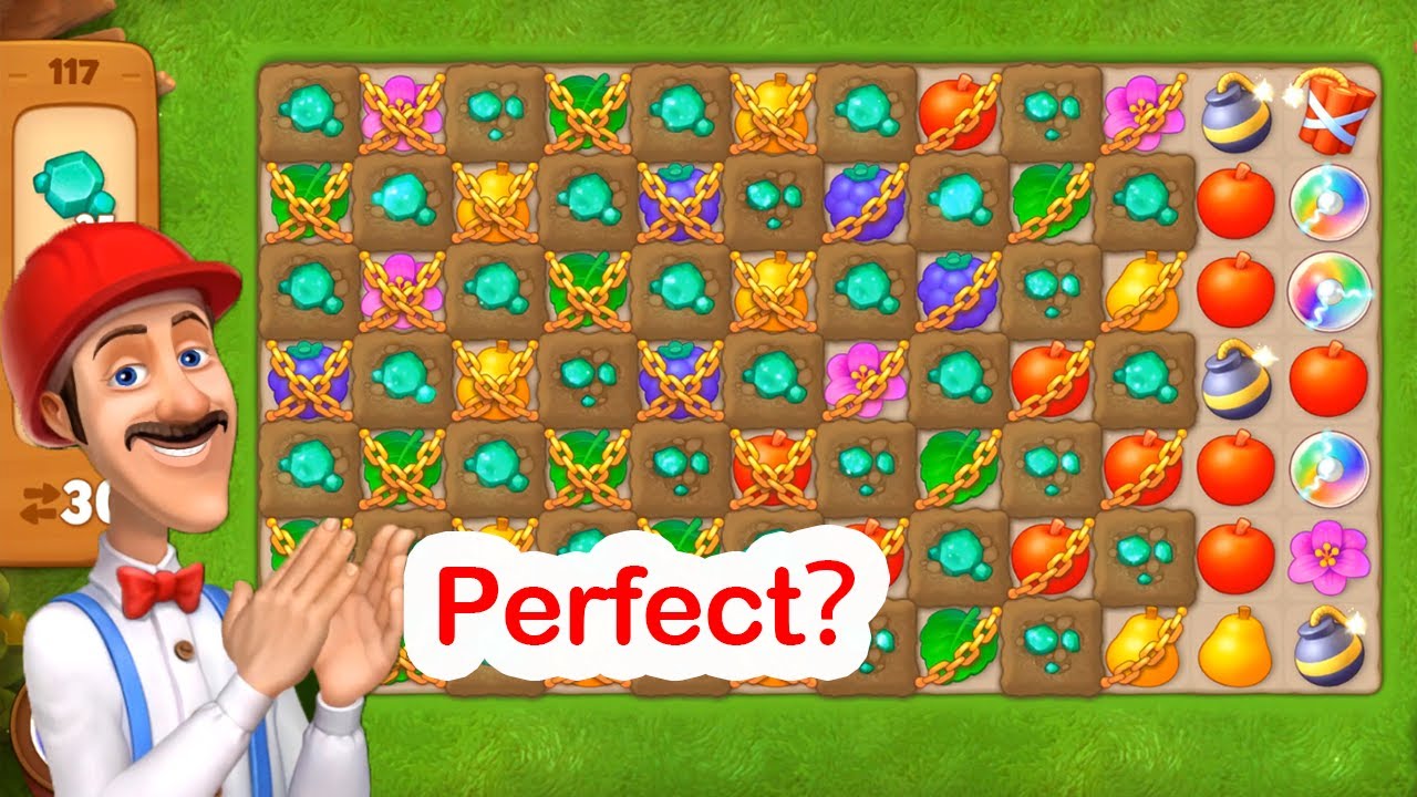 Gardenscapes - A Matching Puzzle Garden Gameplay Walkthrough Day 19 Complete（Decorative fountain）