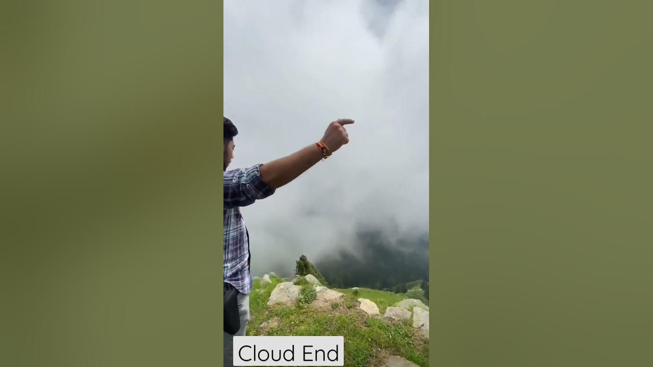 Cloud End Beautiful View of Mountains😍| #mountains #clouds #travel #himachal #uttarakhand #trending