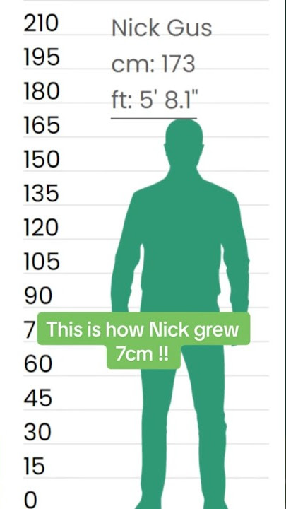 This is how Nick went from 173cm to 181cm! #growtaller #growth #height #cm #howtogrowtaller