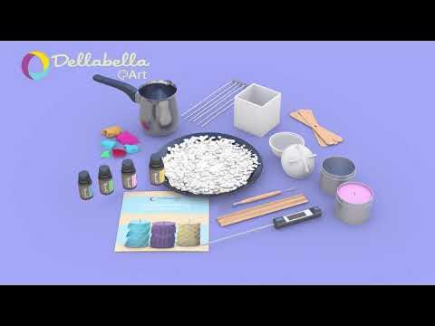 Dellabella Art Candle Making Kit - YouTube