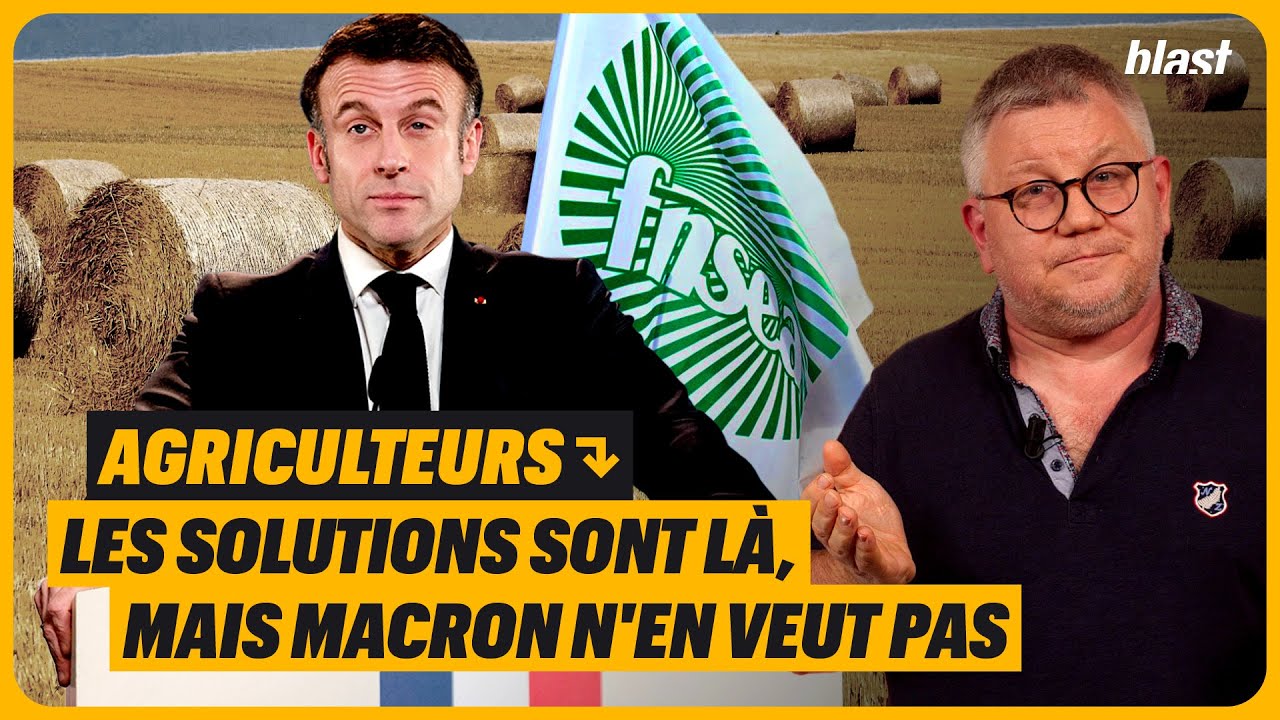 ⁣AGRICULTEURS : LES SOLUTIONS SONT LÀ, MAIS MACRON N’EN VEUT PAS