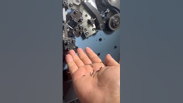 YLSK- 410 Spring Coiling Machine . High speed production video .www.ylsktech.com