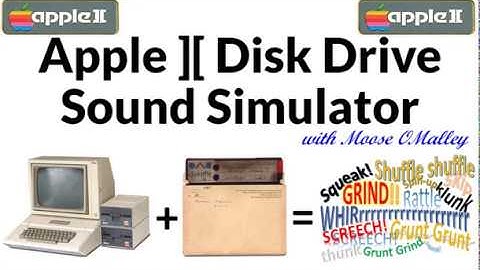 Apple 2 Disk Drive Sound Simulator - Live Demo