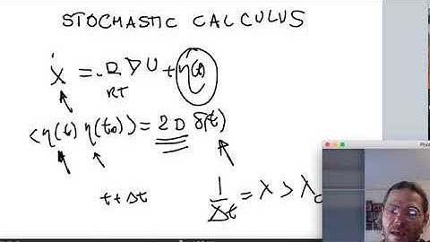Lecture 4 Part 2: Overdamped Langevin Equation and the Need for a Stochastic Calculus
