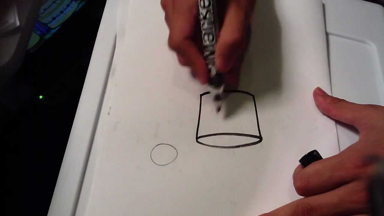 How to Draw a Top Hat - Easy Drawings - YouTube