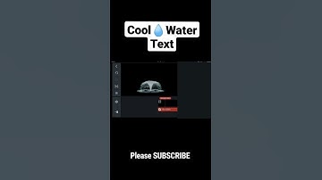 cool 💧 water text | kinemaster tips and tricks | [Part - 68] #short #shorts