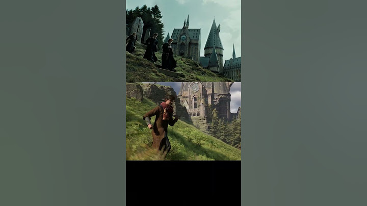 Hogwarts Legacy VS film di Harry Potter