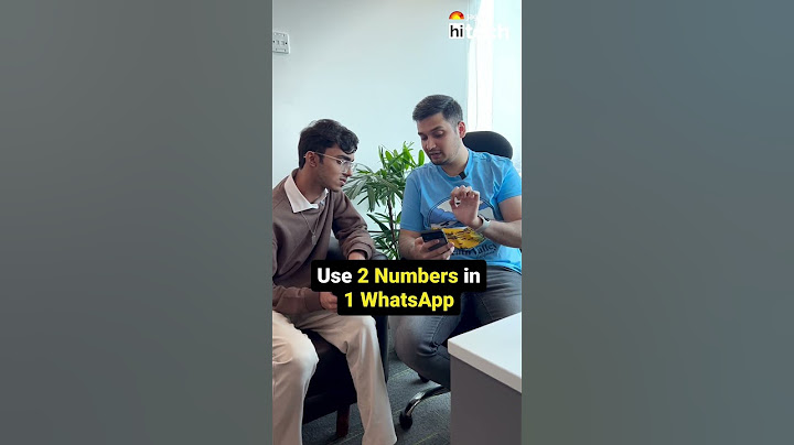 Use 2 Numbers in 1 WhatsApp #whatsapp