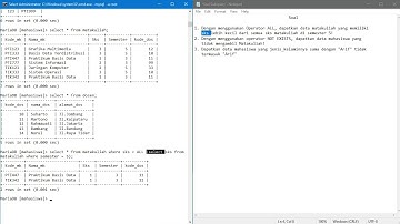 TUGAS SUBQUERY - MENAMPILKAN DATA