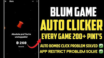 How to Play Blum Game With Auto Clicker App| Blum game auto clicker trick|Blum Unlimited POINT TRICK