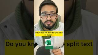 How to Split Text in Excel | Excel Amazing Trick #excel #exceltips #shorts