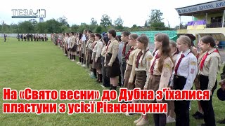 На «Свято весни» до Дубна з'їхалися пластуни з усієї Рівненщини