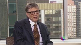 Bill Gates habló con Jorge Ramos sobre sus donaciones a países pobres -- Al Punto