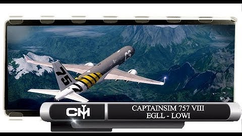 [P3D V4.1] CaptainSim 757 VIII | Full Flight Tutorial | EGLL to LOWI