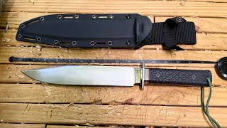 Lengren A026 Bowie Sleipner test #knifetest #knifestuffwedo #knifereview #lengrenknife #fixedblade 