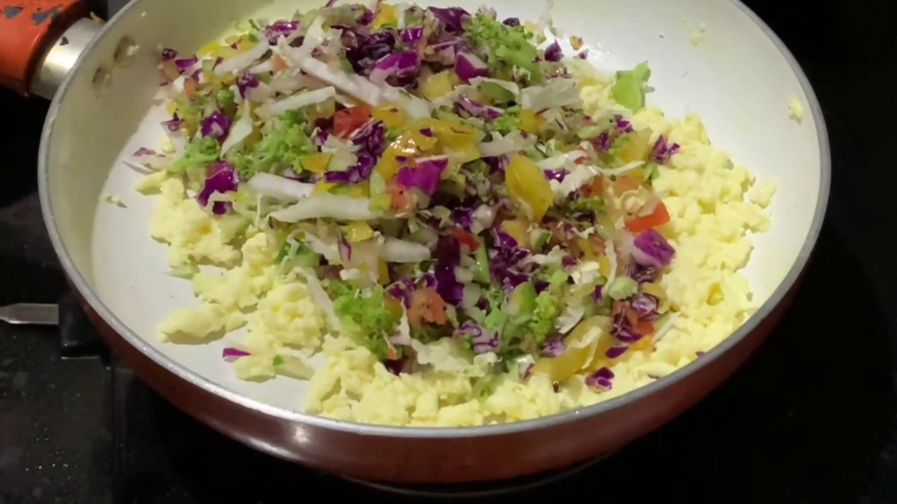 Weight Loss Egg salad in 5 Minutes Served with low calorie