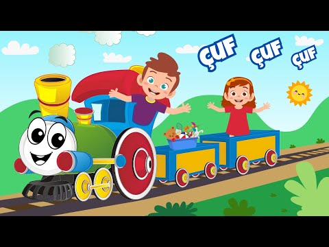 Tren Gelir Hoş Gelir | Eğitici Çocuk Şarkıları | Tren Gelir Çuf Çuf Çuf | Çizgi Film