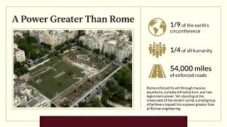 THE POWER GREATER THAN ROME The Gospel’s Triumph Over the Roman Empire