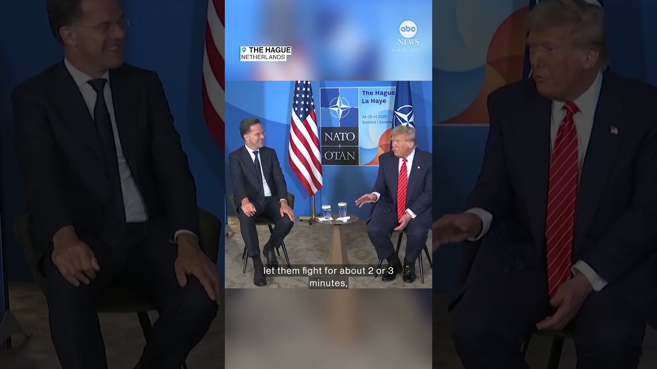 NATO Chief Rutte Calls Pres Trump Daddy At Summit