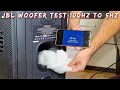 JBL Woofers Test 100HZ to 5 HZ with JBL Partybox 710 and JBL Partybox 310  (DON'T TRY THIS)