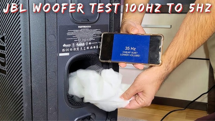 JBL Woofers Test 100HZ to 5 HZ with JBL Partybox 710 and JBL ...