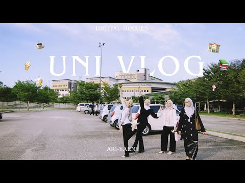 uni vlog 🏫 event, beach day, final week, last day in uitm rembau ✧˚ ༘ ⋆｡˚