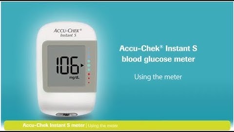 New Accu Chek Instant S  - How to use video (English)