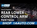 How to Replace Rear Lower Control Arm 2000-11 Ford Focus