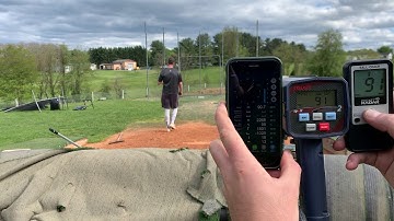 Testing the Pitch Logic vs our Stalker and Pocket Radar - 91 mph