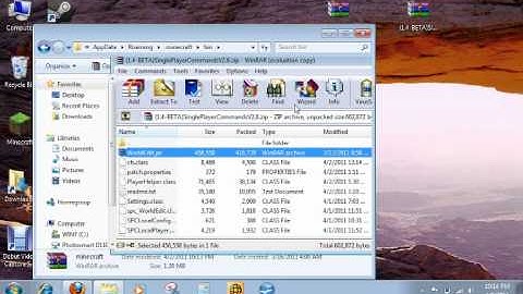 Minecraft Beta 1.4 ModLoader and SSP Commands Mod Tutorial