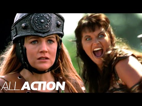 Xena and Gabrielle Fight The Romans | Xena: Warrior Princess | All Action