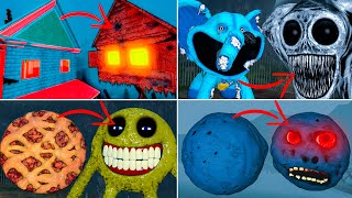 EVERYTHING TURNED INTO MONSTERS | HOUSE HEAD, ZOONOMALY ELEPHANT, ROBLOX INNYUME SMILEY, SCARY MOON