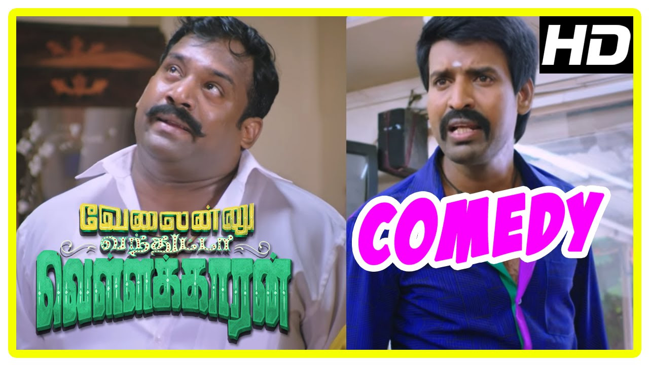 Velainu Vandhutta Vellaikaaran Comedy Scenes  Full Comedy 1  Soori  Robo Shankar  Vishnu Vishal