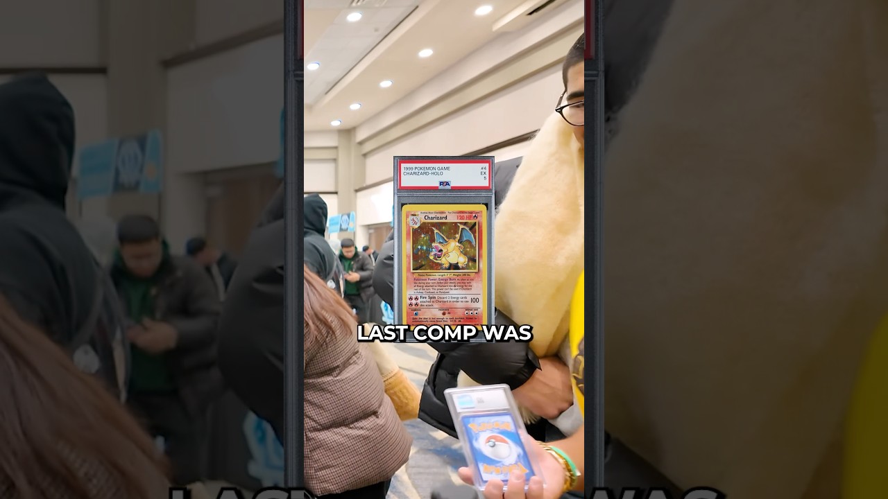 Trading for a PSA Base Set Charizard!