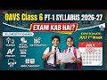 OAV CBSE Class 6 PT-1 Syllabus 2026-27/Expected Date &amp; All Subjects Syllabus Odisha Adarsha Vidyalay