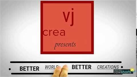 VJ CREATIONS intro using rawshorts