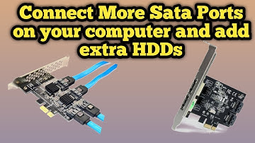 how to connect multiple Hard Drives on your System Through Esata PCI Card