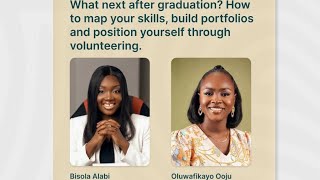 Alumni Series: How to map your skills, build portfolios and position yourself through volunteering.