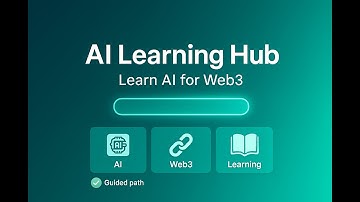 AI Learning Hub: Learn AI for Web3 (Beginner → Applied)